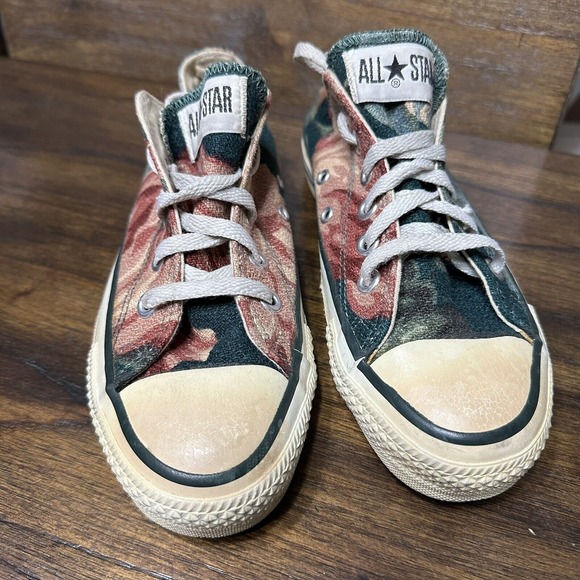 Vintage‎ Converse Made In USA Tapestry Floral Low Size 4/4.5 READ 80s 90s - Picture 1 of 12